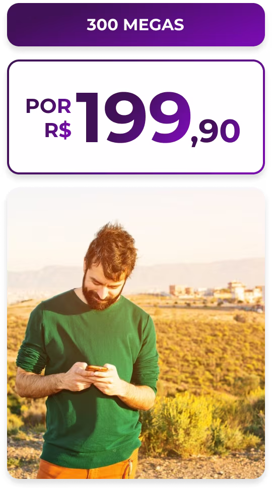 Plano 300 MEGAS rural